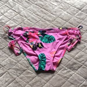 Ruched, Tie Bikini Bottoms